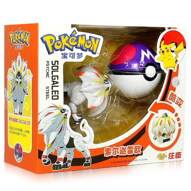POKEMON toy deformation ball egg Solgaleo boy puzzle enlightenment toy gift Pokeball Set Pop-Up Elf-Ball Anime Figure Monster
POKEMON toy deformation ball egg Solgaleo boy puzzle enlightenment toy gift Pokeball Set Pop-Up Elf-Ball Anime Figure Monster