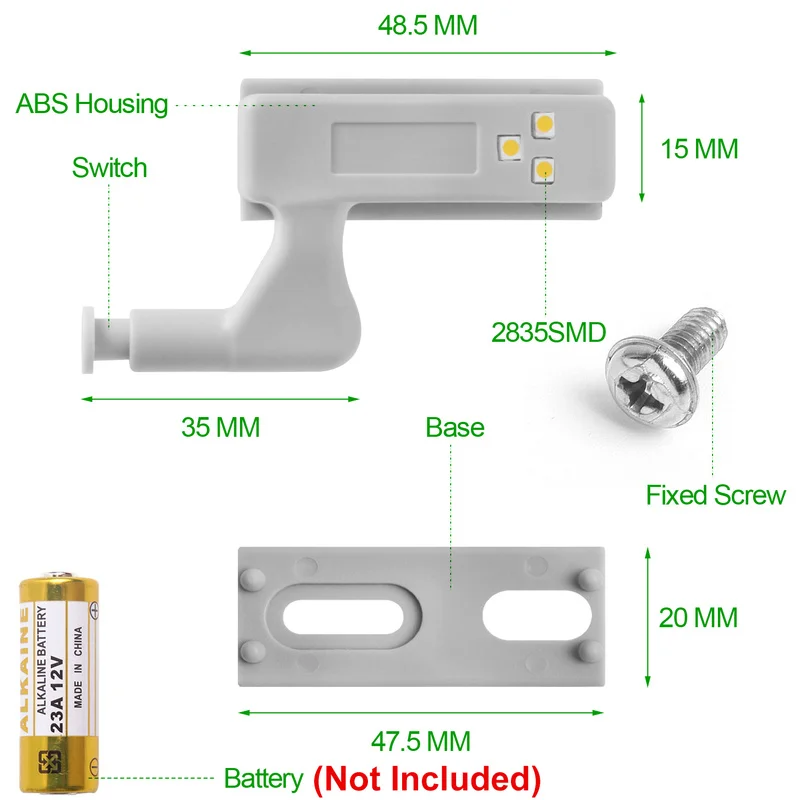 10pcs LED Inner Hinge Lamp Under Cabinet Lights Universal Wardrobe Cupboard Sensor Lights for Bedroom Kitchen Closet Night Lamp
10pcs LED Inner Hinge Lamp Under Cabinet Lights Universal Wardrobe Cupboard Sensor Lights for Bedroom Kitchen Closet Night Lamp