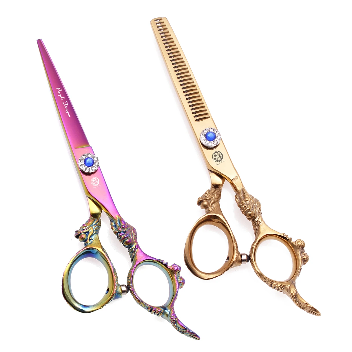 Professional Barber Kit 6" 5.5" Japan 440C Purple Dragon Hair Cutting Scissors Set Salon Haircut Thinning Shears add Case 9004#
Professional Barber Kit 6" 5.5" Japan 440C Purple Dragon Hair Cutting Scissors Set Salon Haircut Thinning Shears add Case 9004#