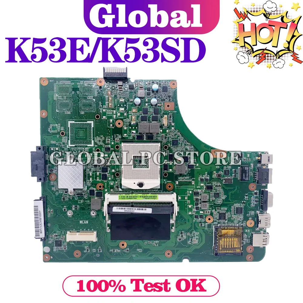 Материнская плата KEFU K53SD материнская Asus K53E K53 K53S для ноутбука с поддержкой I3 I5 |