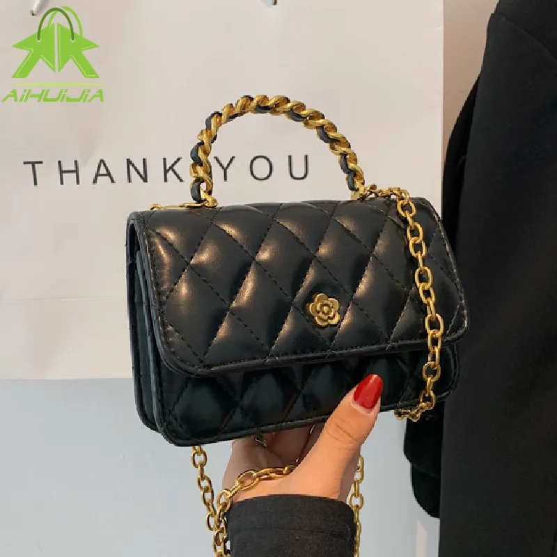 Fashion Casual Lingge Chain Ladies Handbags High Quality Pu Leather Women Shoulder Bag All-match Messenger Bag Small Square Bag
Fashion Casual Lingge Chain Ladies Handbags High Quality Pu Leather Women Shoulder Bag All-match Messenger Bag Small Square Bag