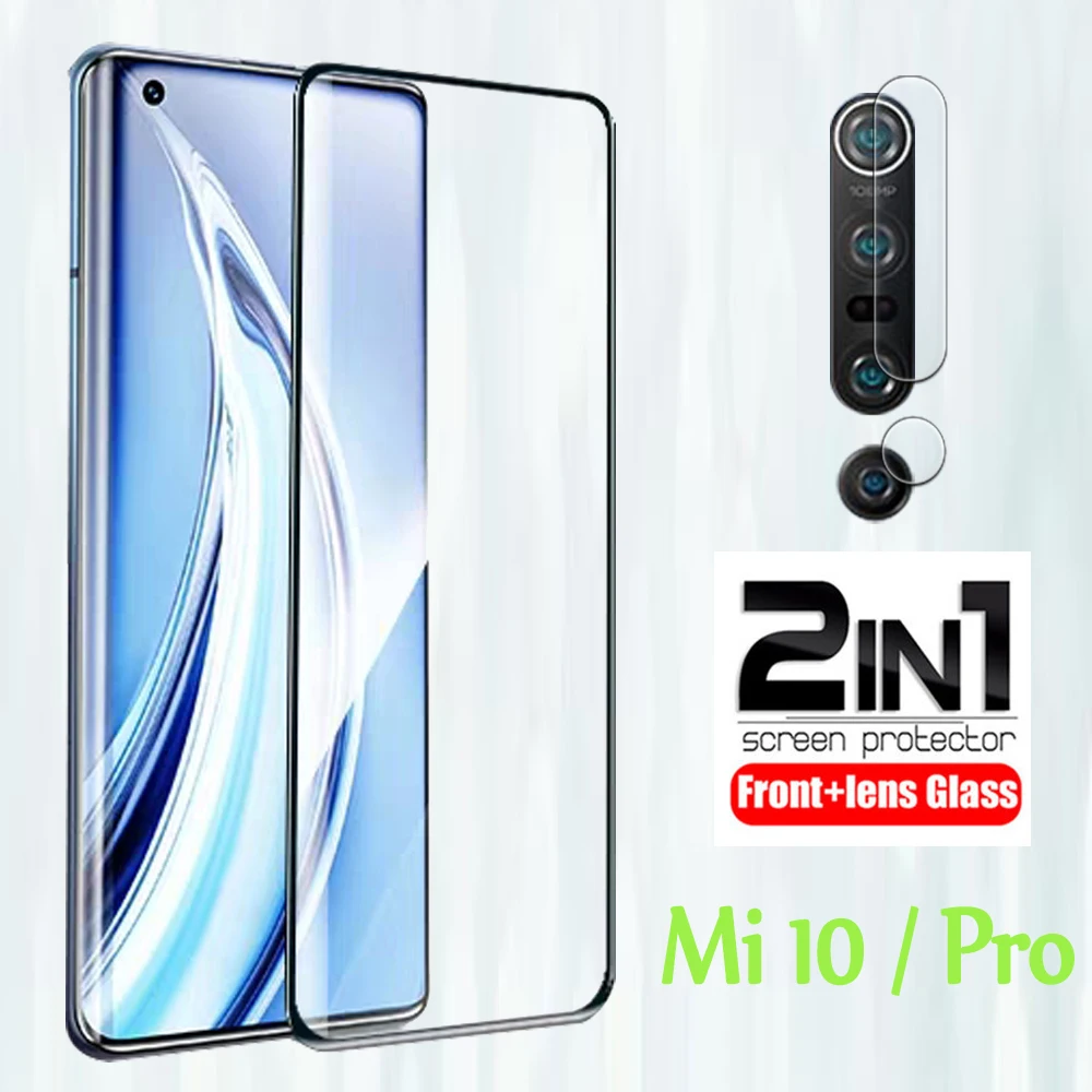 Стекло для телефона xiaomi mi 10 10pro с объективом камеры защита экрана mi10pro xiami my temper glas