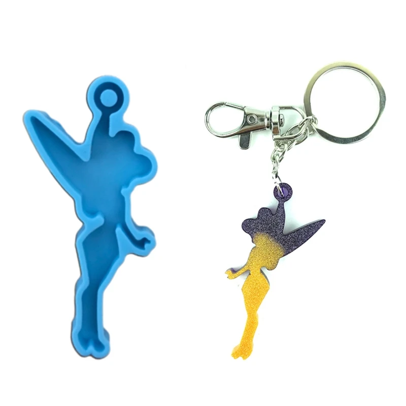 2Pcs Flower Fairy Keychain Pendant Moulds Angel Girl Shape Silicone Earring Molds for Resin Epoxy Casting DIY Crafts
2Pcs Flower Fairy Keychain Pendant Moulds Angel Girl Shape Silicone Earring Molds for Resin Epoxy Casting DIY Crafts
