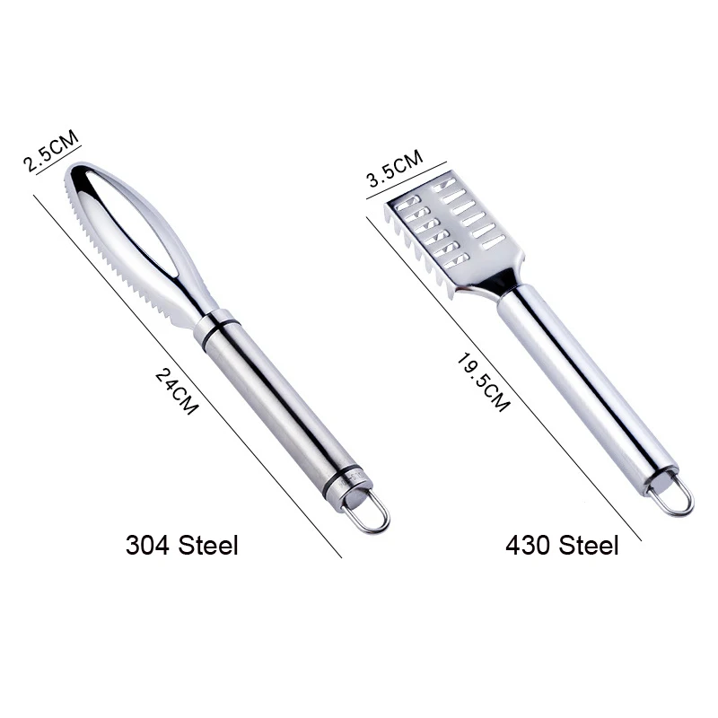 Fish Scales Scraping Graters Stainless Fish Skin Brush Fast Remove Scraper Planer and Bone Tweezers Kitchen Cooking Accessorie
Fish Scales Scraping Graters Stainless Fish Skin Brush Fast Remove Scraper Planer and Bone Tweezers Kitchen Cooking Accessorie