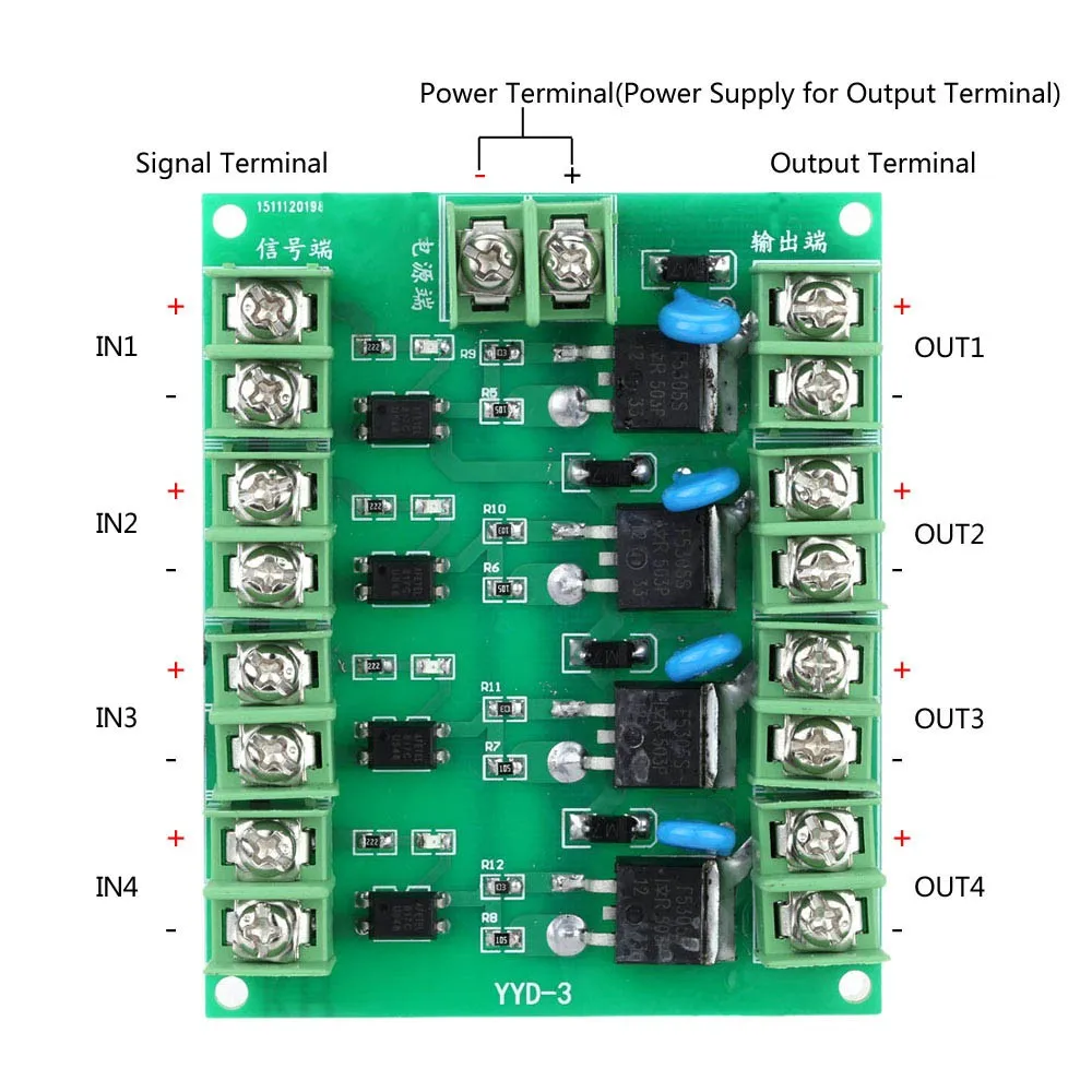 Trigger Switch Module FET MOS Field Effect Transistor Direct Current Control for Motor Pump Solenoid
Trigger Switch Module FET MOS Field Effect Transistor Direct Current Control for Motor Pump Solenoid