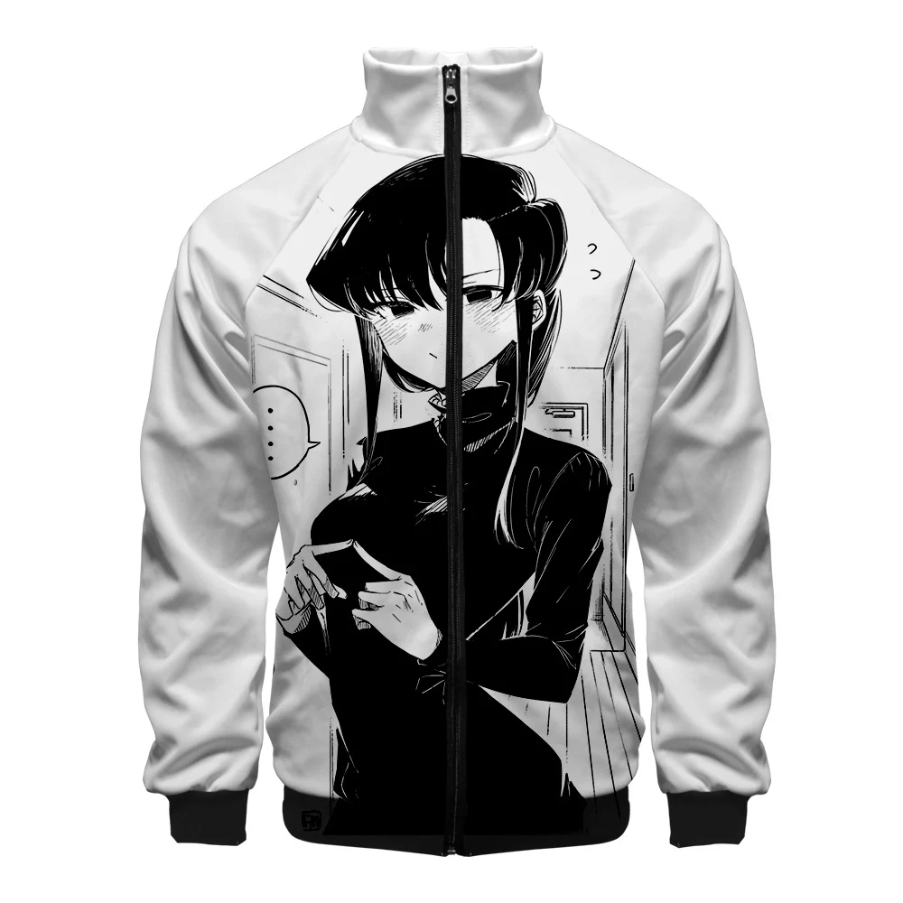 Коми не может общаться с мангой, повседневные куртки на молнии с 3D эффектом, новинка 2021, осенне-весенняя одежда, толстовка с воротником-стойк...
Коми не может общаться с мангой, повседневные куртки на молнии с 3D эффектом, новинка 2021, осенне-весенняя одежда, толстовка с воротником-стойк...