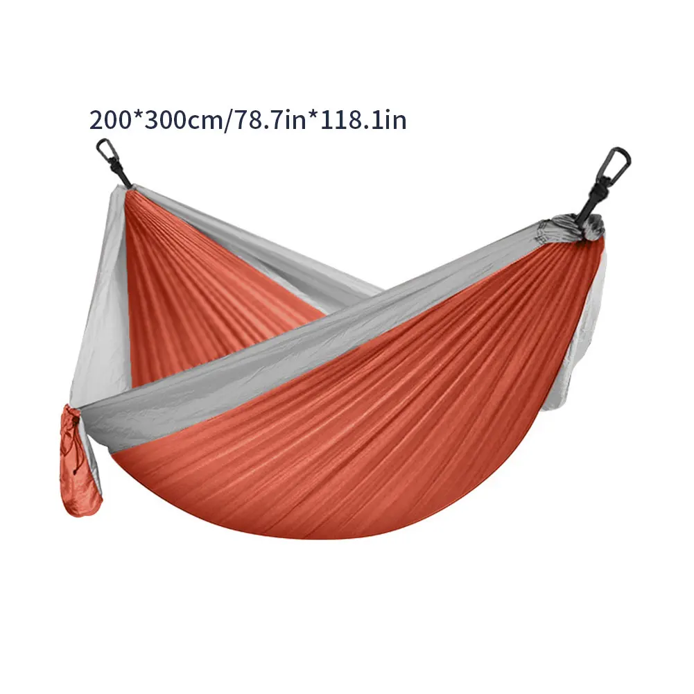 Single Double Hammock Adult Outdoor Backpacking Travel Survival Hunting Sleeping Bed Hang Bed Portable With 2 Straps 2 Carabiner
Single Double Hammock Adult Outdoor Backpacking Travel Survival Hunting Sleeping Bed Hang Bed Portable With 2 Straps 2 Carabiner