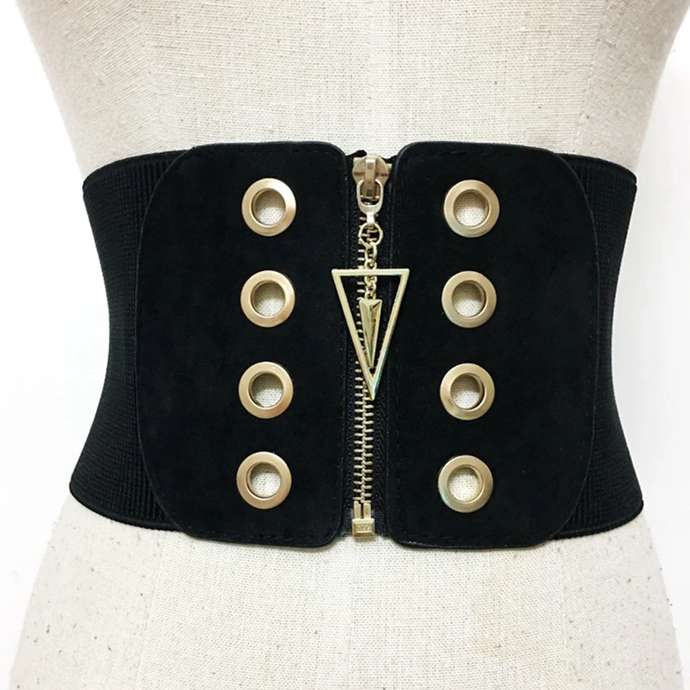 Women Soft Fashion Slimming Black Elastic Corset Belt Tummy Breathable Body Shaping High Waist Ultra Wide Zipper Closure Daily
Women Soft Fashion Slimming Black Elastic Corset Belt Tummy Breathable Body Shaping High Waist Ultra Wide Zipper Closure Daily