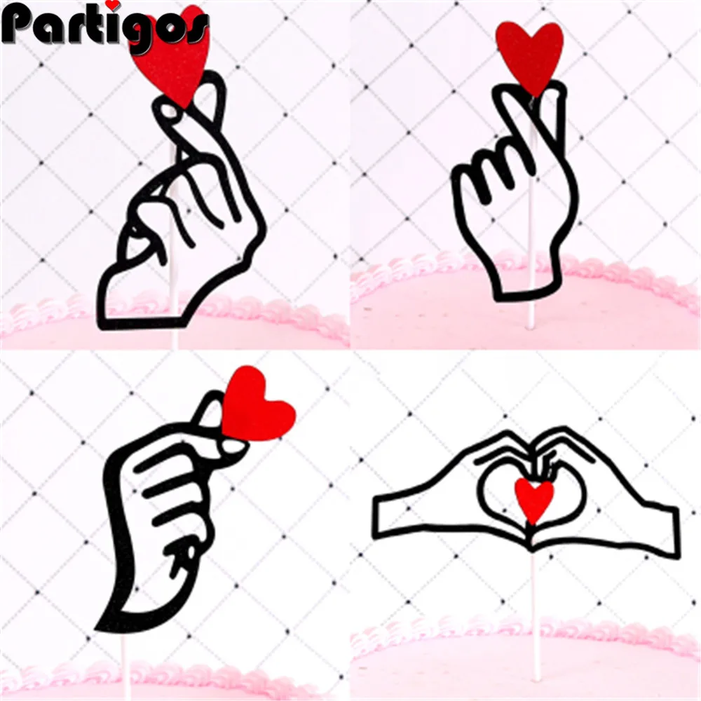 10pcs Creatvity Valentines Gesture Heart Cake Topper Wedding Marriage Proposal Gesture Cake Topper Cupcake Party Decorations
10pcs Creatvity Valentines Gesture Heart Cake Topper Wedding Marriage Proposal Gesture Cake Topper Cupcake Party Decorations