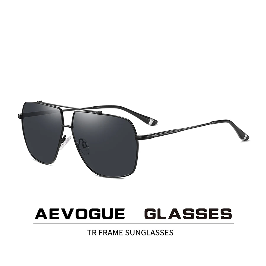 AEVOGUE Men Pilot Sunglasses Brand Designer Summer Style Two Beams Unisex Polarized Sun Glasses UV400 AE0902
AEVOGUE Men Pilot Sunglasses Brand Designer Summer Style Two Beams Unisex Polarized Sun Glasses UV400 AE0902