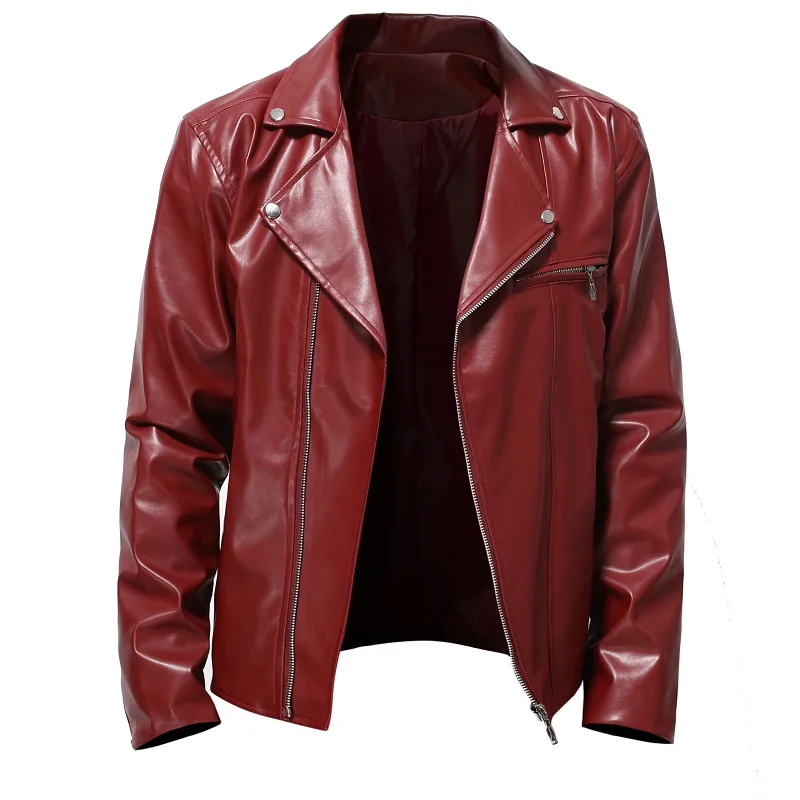 2022 Spring Fashion Men Streetwear Red Black PU Leather Jacket Mens Zipper Hip Hop Coat Male Motorcycle Faux Leather Jackets 3XL
2022 Spring Fashion Men Streetwear Red Black PU Leather Jacket Mens Zipper Hip Hop Coat Male Motorcycle Faux Leather Jackets 3XL
