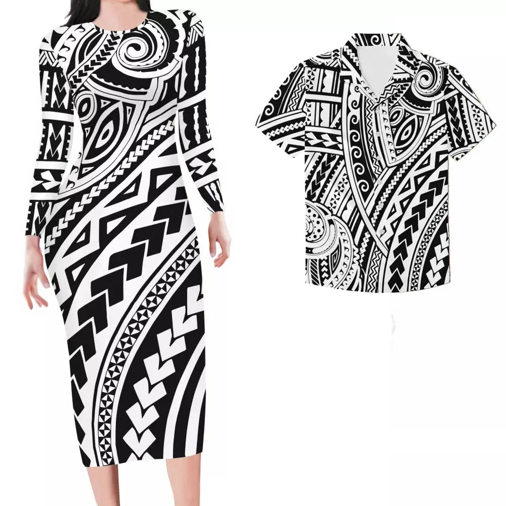 Cumagical New Club Dresses Samoan Tribal Hawaii Stripe Printing Couple Clothes Set Matching Long Sleeve Sexy Dress Party
Cumagical New Club Dresses Samoan Tribal Hawaii Stripe Printing Couple Clothes Set Matching Long Sleeve Sexy Dress Party