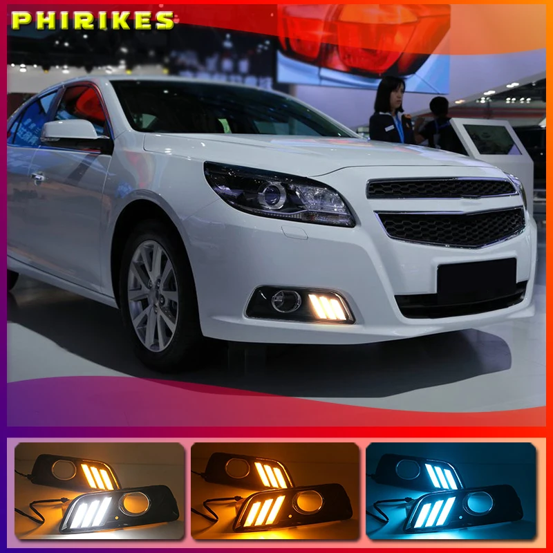 Светодиодсветодиодный дневные ходовые огни противотуманные фары для Chevrolet chevy
