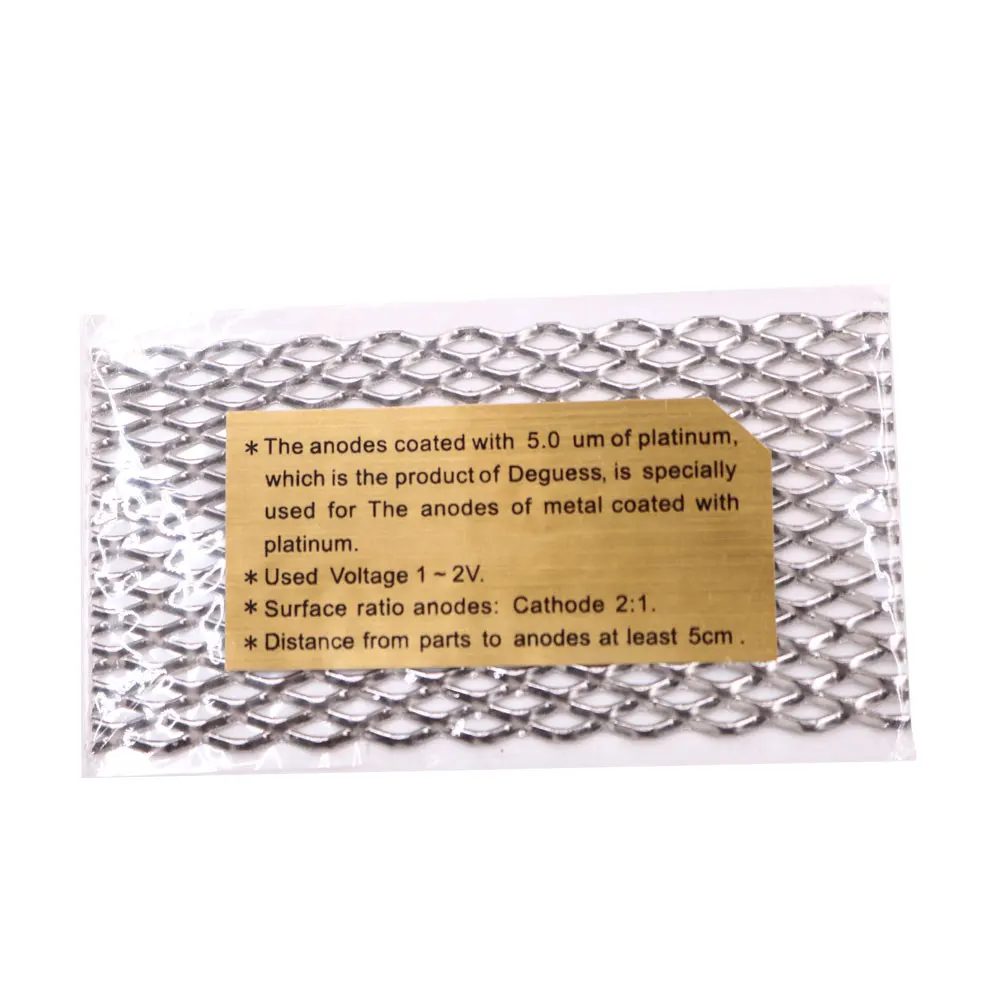Titanium Mesh Jewelry Plating Silver Platinum Gold Metal Anode Electrode Processing Transformation
Titanium Mesh Jewelry Plating Silver Platinum Gold Metal Anode Electrode Processing Transformation