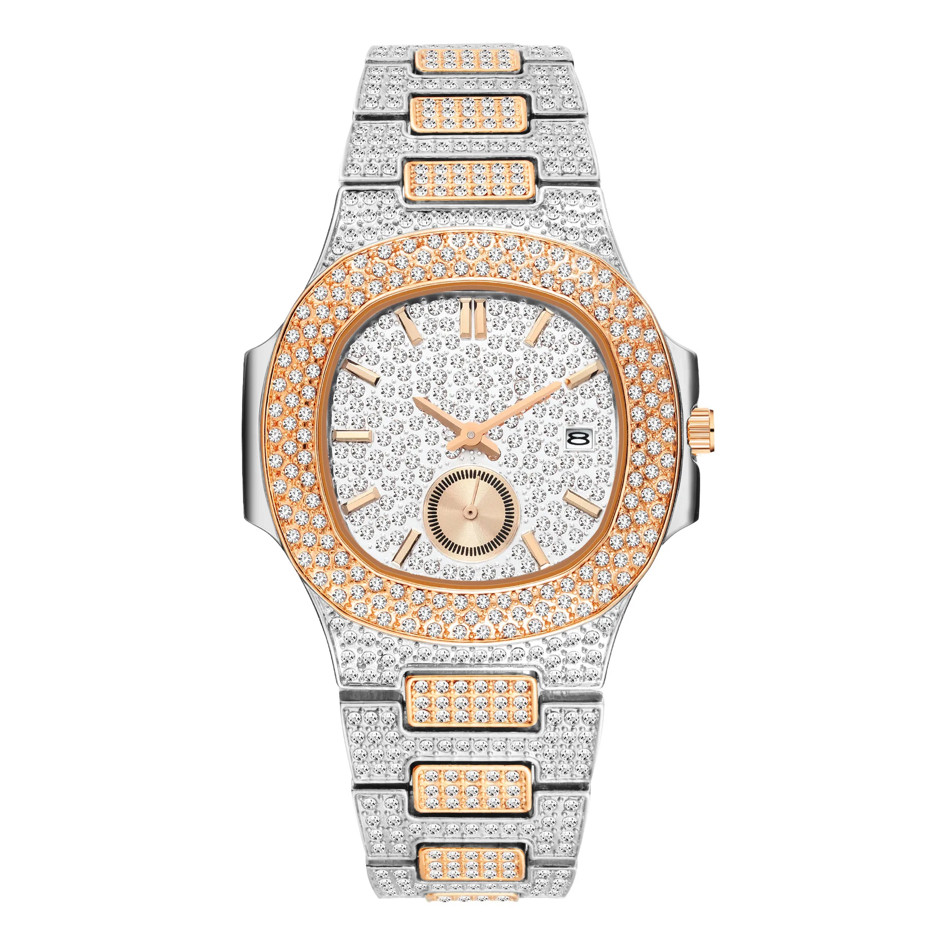 missfox watch European and American hip-hop full diamond large dial high-end gold full diamond men's quartz watch manufacturer c 
missfox watch European and American hip-hop full diamond large dial high-end gold full diamond men's quartz watch manufacturer c