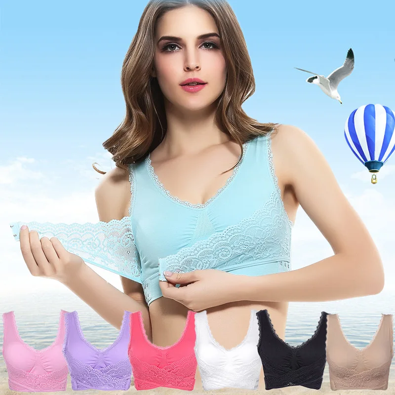 Women Underwear Sexy Lingerie Lace Solid Color Cross Side Buckle Wireless Push Up Breathable Sleep Hot Bra Yoga Sports Gym M-3XL
Women Underwear Sexy Lingerie Lace Solid Color Cross Side Buckle Wireless Push Up Breathable Sleep Hot Bra Yoga Sports Gym M-3XL