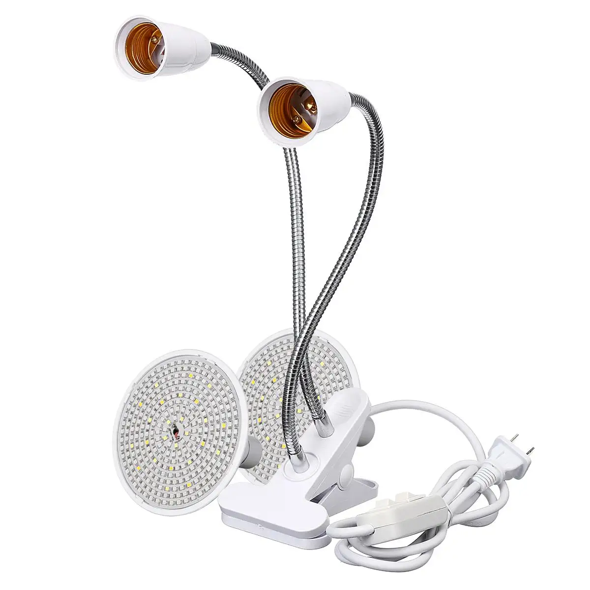 LED Grow Light Full Spectrum with E27 Lamp Holder Clip-on Phyto Lamps 290LEDs for Indoor Plants Flowers Seeds Growth Greenhouse 
LED Grow Light Full Spectrum with E27 Lamp Holder Clip-on Phyto Lamps 290LEDs for Indoor Plants Flowers Seeds Growth Greenhouse