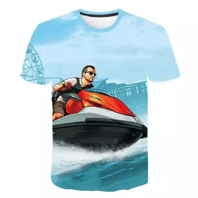 Boys Cloothing 3D Printed Tshirts GTA 5 Grand Theft Auto Game Children's Clothing Fashion Cool T-shirt For Boys/Girls Casual Tee
Boys Cloothing 3D Printed Tshirts GTA 5 Grand Theft Auto Game Children's Clothing Fashion Cool T-shirt For Boys/Girls Casual Tee