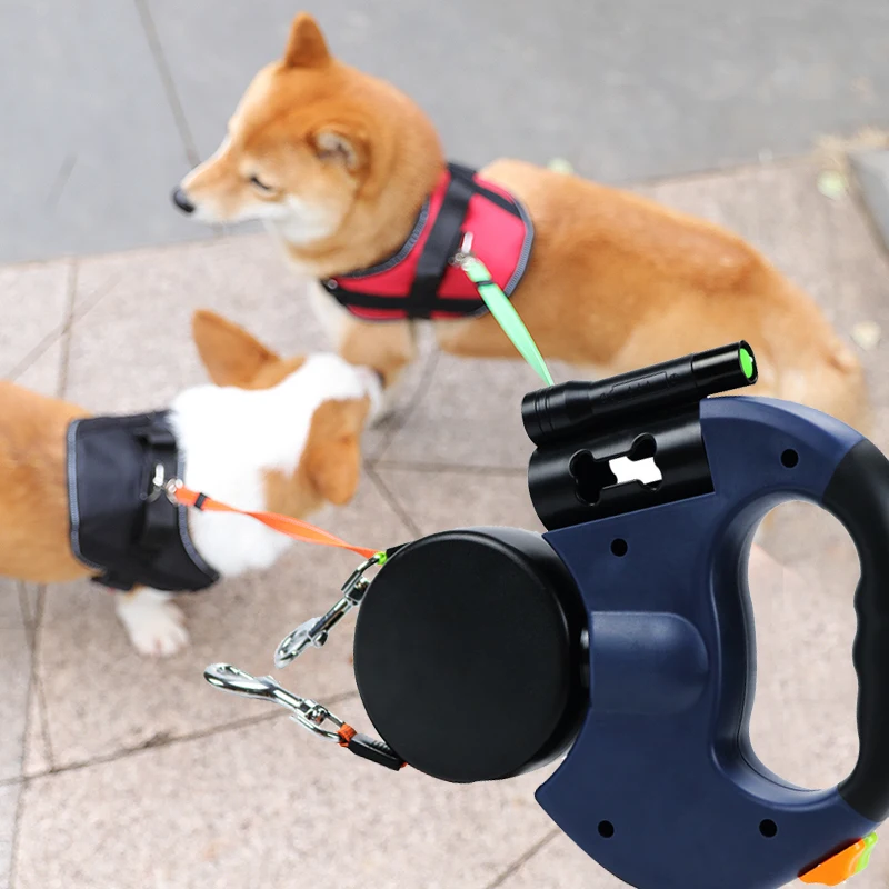 Durable Dog Leash 3m/5m Automatic Retractable Dog Roulette Nylon Dog Collar Extension Puppy Walking Running Lead Dog Accessories 
Durable Dog Leash 3m/5m Automatic Retractable Dog Roulette Nylon Dog Collar Extension Puppy Walking Running Lead Dog Accessories