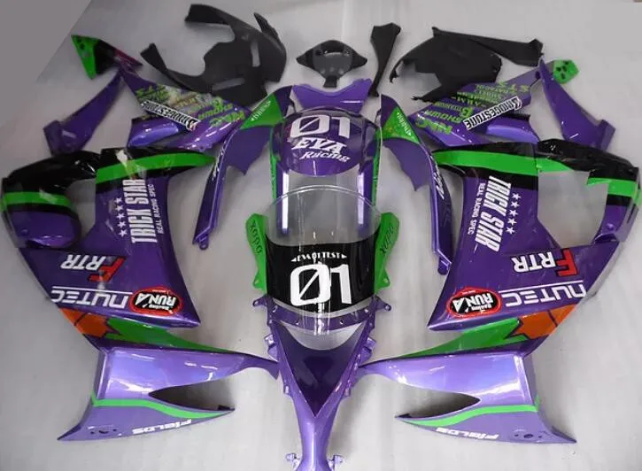 New ABS Motorcycle Full Fairings Kit Fit for kawasaki Ninja ZX-10R ZX10R 2008 2009 2010 10R 08 09 10 Bodywork set Nice Purple
New ABS Motorcycle Full Fairings Kit Fit for kawasaki Ninja ZX-10R ZX10R 2008 2009 2010 10R 08 09 10 Bodywork set Nice Purple