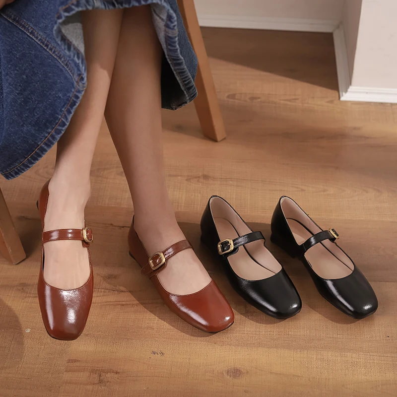 MORAZORA 2021 New Arrival Women Flats Genuine Leather Casual Single Shoes Spring Summer Black Brown Color Flat Heel Shoes
MORAZORA 2021 New Arrival Women Flats Genuine Leather Casual Single Shoes Spring Summer Black Brown Color Flat Heel Shoes
