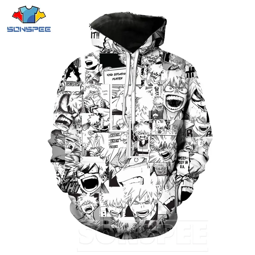 SONSPEE 3D Printing Hoodie Anime My Hero Academy Men Women Sweatshirts Street Harajuku Black White Stitching Pattern Hoodies 
SONSPEE 3D Printing Hoodie Anime My Hero Academy Men Women Sweatshirts Street Harajuku Black White Stitching Pattern Hoodies