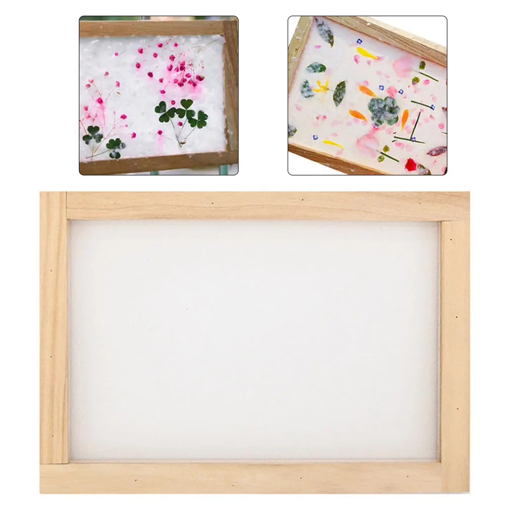 Retro Wooden Paper Making Mesh Frame Screen Deckle Tool For DIY Crafting Papermaking Printing Dried Flowers Art Crafts Handcraft
Retro Wooden Paper Making Mesh Frame Screen Deckle Tool For DIY Crafting Papermaking Printing Dried Flowers Art Crafts Handcraft
