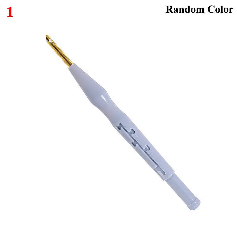 Adjustable Rug Yarn Needle Embroidery Pen Knitting Tool Adjustable Random Color Felting Wool Needles Adjustable Punch Needle
Adjustable Rug Yarn Needle Embroidery Pen Knitting Tool Adjustable Random Color Felting Wool Needles Adjustable Punch Needle