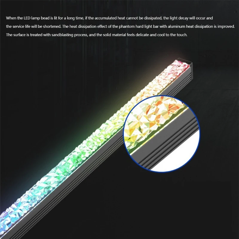 B85A 1PC Diamond Crystal Light Bar RGB Chassis Decorative Light Bar LED Magnetic Light Bar 5V 3-pin ARGB Support Aura Sync
B85A 1PC Diamond Crystal Light Bar RGB Chassis Decorative Light Bar LED Magnetic Light Bar 5V 3-pin ARGB Support Aura Sync