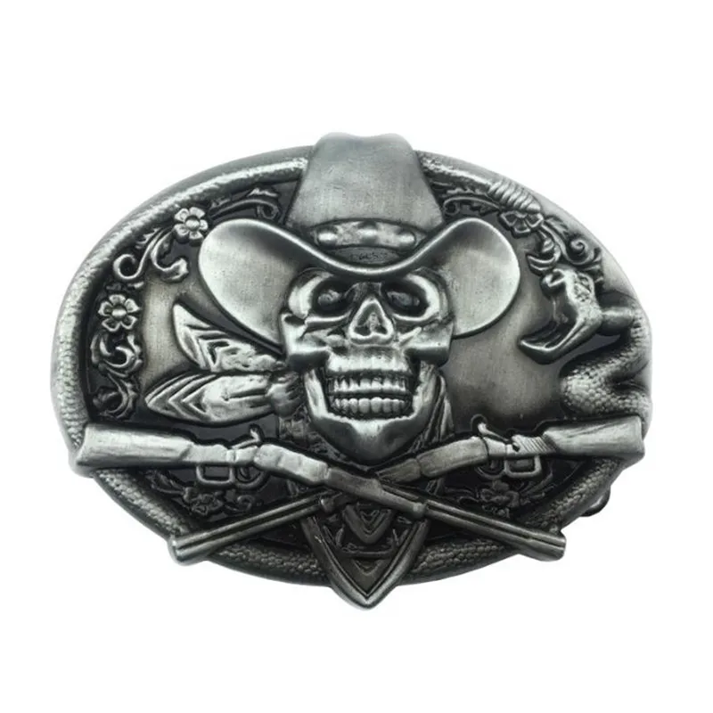 Fashion 3D Skull Cowboys Luxury Metal belt buckle for men women DIY Retro Leisure Mens Designer Belt buckles head New Year Gifts
Fashion 3D Skull Cowboys Luxury Metal belt buckle for men women DIY Retro Leisure Mens Designer Belt buckles head New Year Gifts