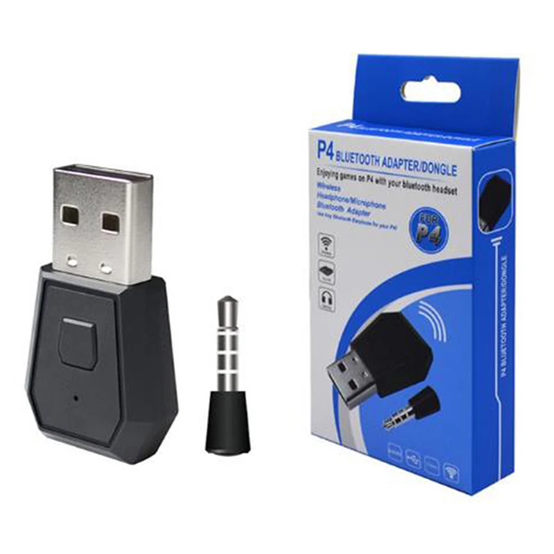 Portable Game Accessory Mini USB Headset Bluetooth 4.0 Adapter Dongle Receiver for PS4 Controller fit for ANY Bluetooth Headsets
Portable Game Accessory Mini USB Headset Bluetooth 4.0 Adapter Dongle Receiver for PS4 Controller fit for ANY Bluetooth Headsets