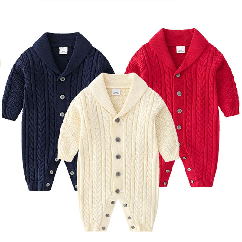 Winter Knitting Baby Rompers Long Sleeve Infant Boys Girls Jumpsuits Clothes Cotton Autumn Knitted Newborn Toddler Kids Overalls
Winter Knitting Baby Rompers Long Sleeve Infant Boys Girls Jumpsuits Clothes Cotton Autumn Knitted Newborn Toddler Kids Overalls