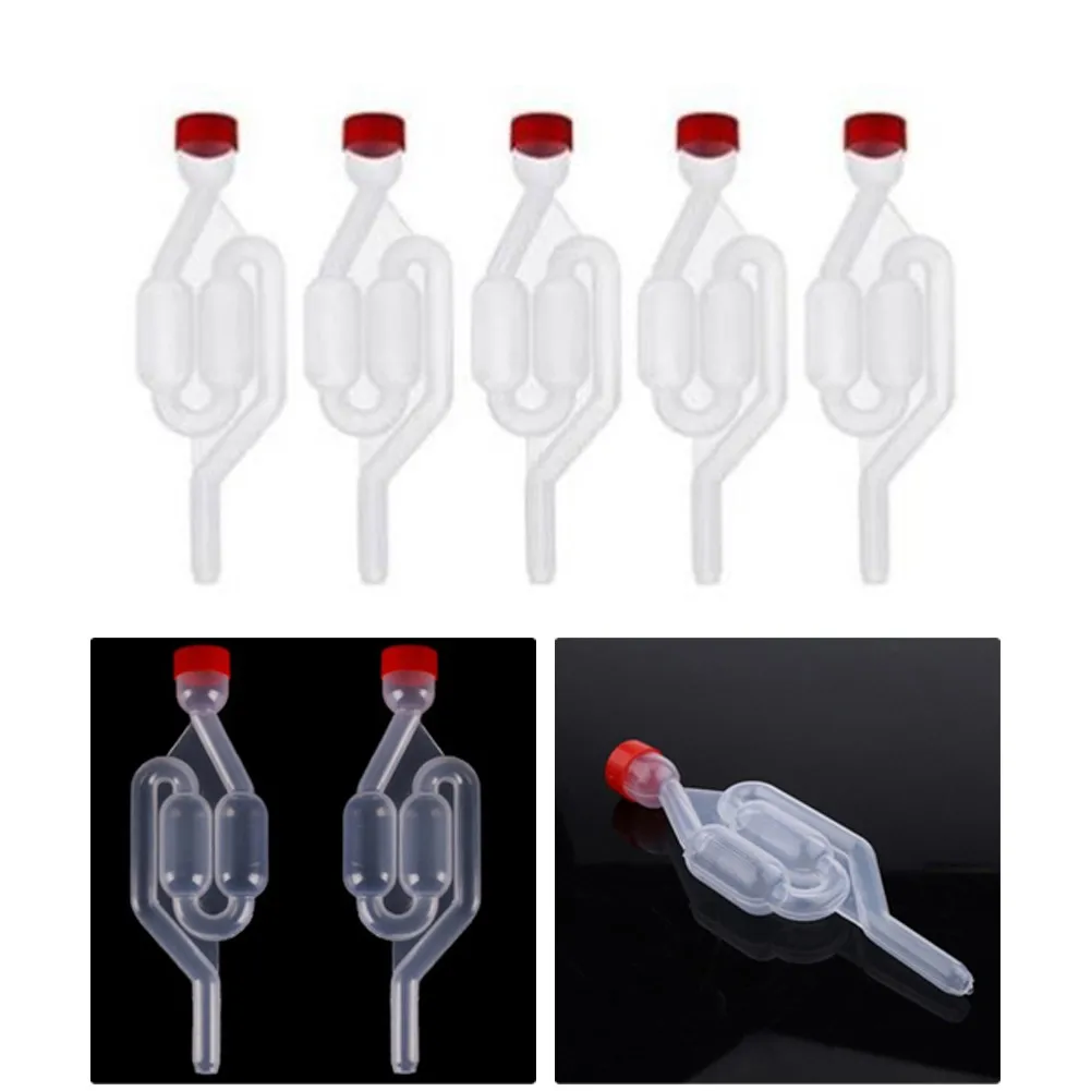 5*Brewing Valves 17cm Plastic One-way Brewing Valve With Lid, Wine, Wine And Beer Fermentation Exhaust Valve
5*Brewing Valves 17cm Plastic One-way Brewing Valve With Lid, Wine, Wine And Beer Fermentation Exhaust Valve