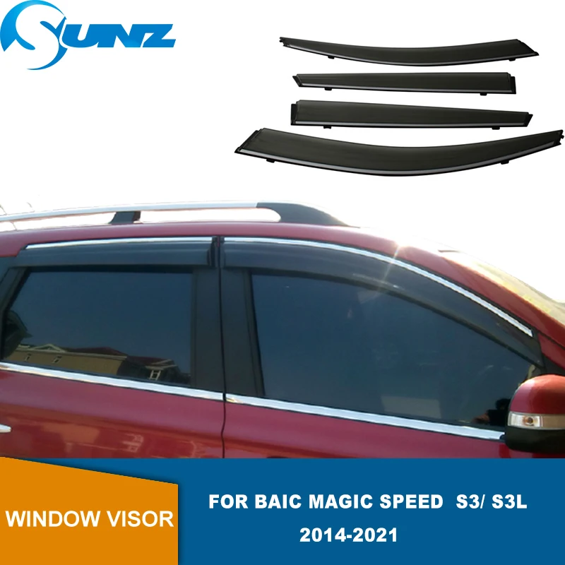 Side Window Visor For Baic Magic Speed S3 2014 2015 2016 2017 2018 2019 2020 2021 4pcs Hook Weathershild Sun Rain Deflector SUNZ
Side Window Visor For Baic Magic Speed S3 2014 2015 2016 2017 2018 2019 2020 2021 4pcs Hook Weathershild Sun Rain Deflector SUNZ