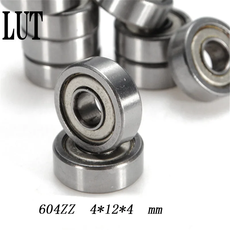 10 шт./лот высокое качество ABEC-5 604ZZ 604Z 604-2Z 604 ZZ 4x12x4 мм Мини Миниатюрный