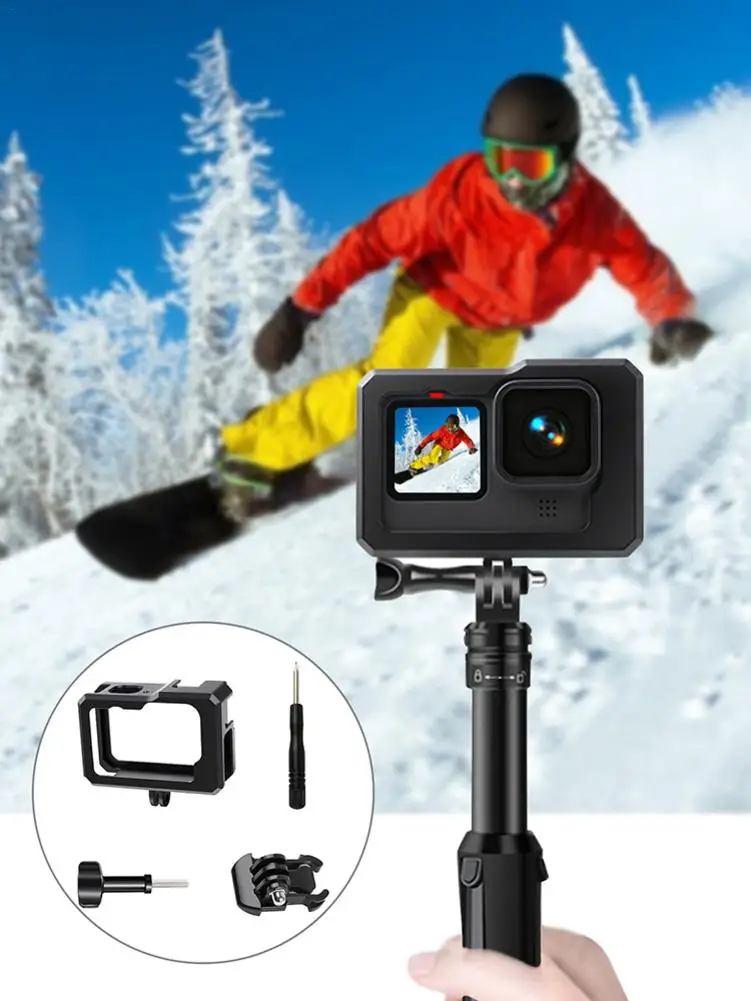 Защитный комплект Корпус чехол с крышкой батарейного отсека Крышка батарейного отсека алюминиевый сплав для GoPro Hero 9 Черные Аксессуары для ... 
Защитный комплект Корпус чехол с крышкой батарейного отсека Крышка батарейного отсека алюминиевый сплав для GoPro Hero 9 Черные Аксессуары для ...