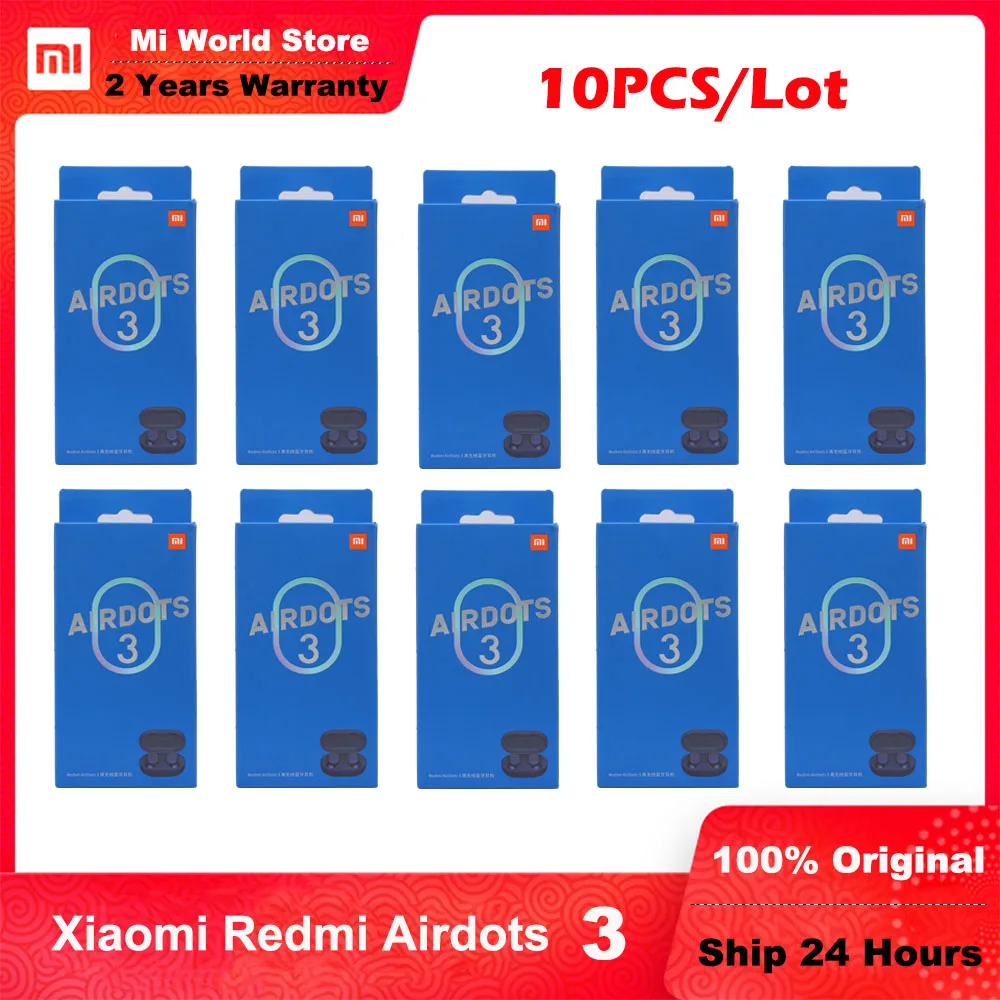 Оригинальные беспроводные наушники Xiaomi Redmi AirDots 3 с поддержкой быстрой зарядки