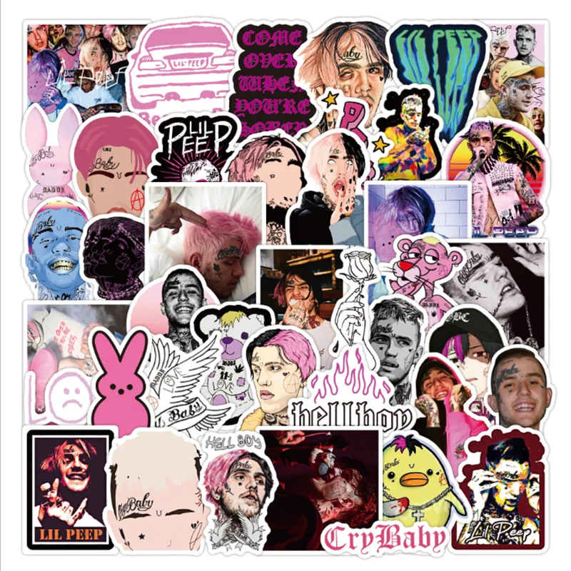 

10/30/50 PC Music Singer Star Graffiti Stickers Notebook Luggage Water Cup Hand Account Decoration Toy Stickers