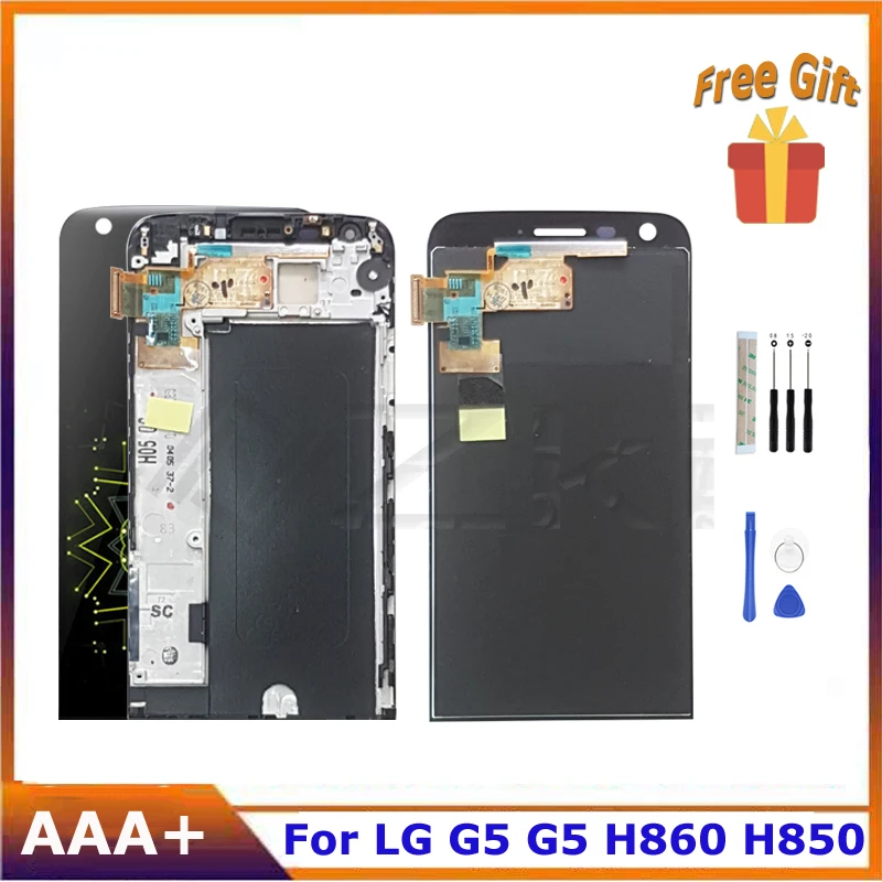 Дисплей 5,3 ''для LG G5, ЖК сенсорный экран с рамкой H840 H860 H820, дигитайзер, запасные части H850 F700 VS987 LGUS992 H831
Дисплей 5,3 ''для LG G5, ЖК сенсорный экран с рамкой H840 H860 H820, дигитайзер, запасные части H850 F700 VS987 LGUS992 H831