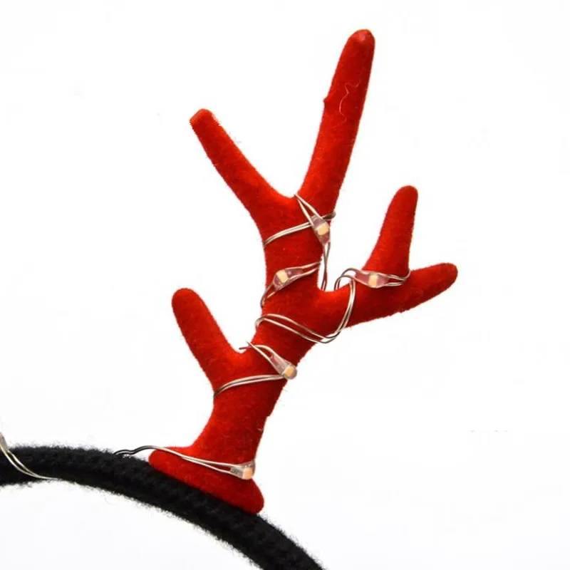 Women Girl Deer Horn LED Flashing Glow Headband Kids Adult Antler Blinking Headwear Valentines Day Easter Wedding Birthday Party
Women Girl Deer Horn LED Flashing Glow Headband Kids Adult Antler Blinking Headwear Valentines Day Easter Wedding Birthday Party