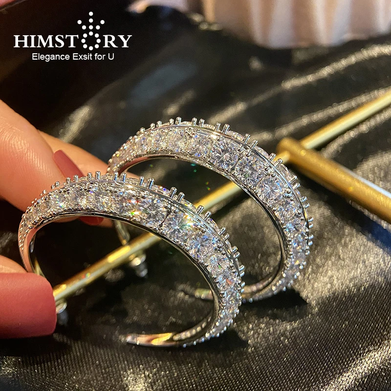 Himstory Delicate Cubic Zircon Luxury Geometry C Shape Wedding Stud Earrings for Women Engagement Party Bridal Jewelry Gift
Himstory Delicate Cubic Zircon Luxury Geometry C Shape Wedding Stud Earrings for Women Engagement Party Bridal Jewelry Gift