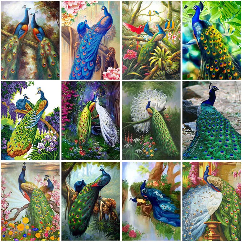 DIY 5D Diamond Painting Peacock Full Square/Round Drill Diamond Embroidery Diamond Picture of Cross Stitch Kits Home Decor Gift
DIY 5D Diamond Painting Peacock Full Square/Round Drill Diamond Embroidery Diamond Picture of Cross Stitch Kits Home Decor Gift