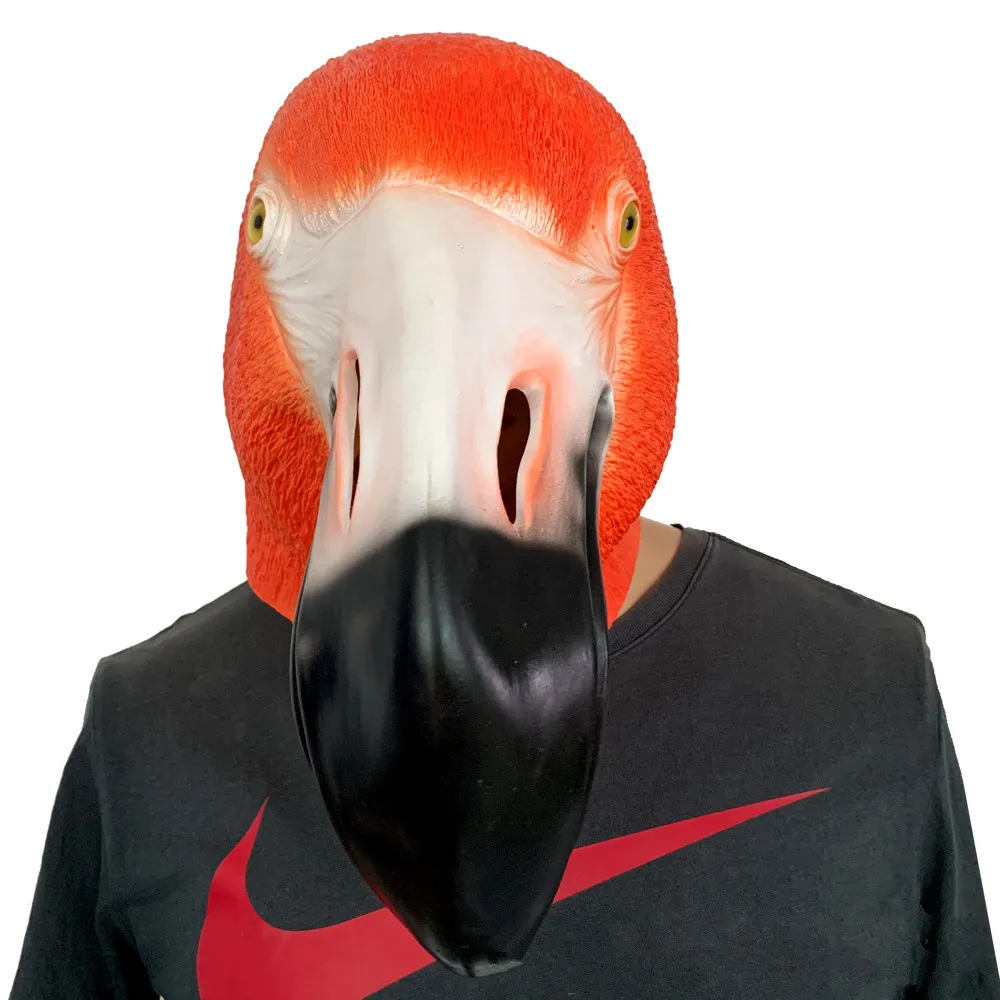New Flamingo Spoof Mask Halloween Supplies High-end Latex Mask Creative High-end Mask Birthday Gift Holiday New Year Game
New Flamingo Spoof Mask Halloween Supplies High-end Latex Mask Creative High-end Mask Birthday Gift Holiday New Year Game