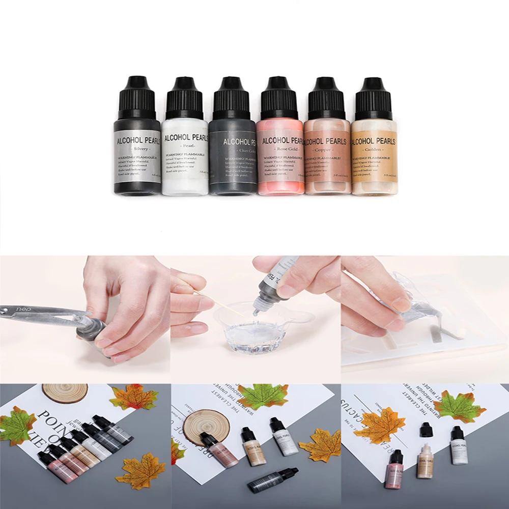 Metallic Art Ink Alcohol Concentrated Paint UV Epoxy Resin Pigment Diffusion Liquid Colorant Dye For DIY Jewelry Crafts Making
Metallic Art Ink Alcohol Concentrated Paint UV Epoxy Resin Pigment Diffusion Liquid Colorant Dye For DIY Jewelry Crafts Making