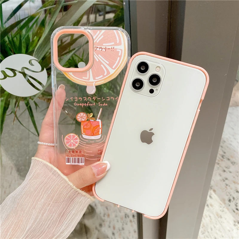 sumkeymi Cute Fruit phone case For iPhone 12 11 pro Max x xr xs Max 7 8 Plus Luxury transparent Protection soft Back Cover
sumkeymi Cute Fruit phone case For iPhone 12 11 pro Max x xr xs Max 7 8 Plus Luxury transparent Protection soft Back Cover