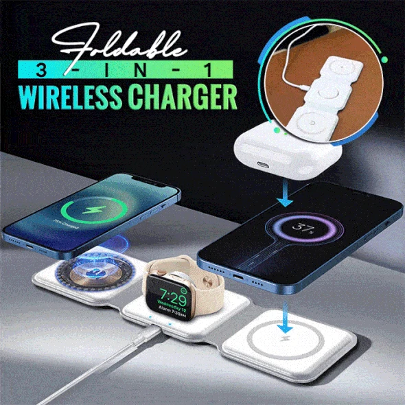 Portable Foldable 3-in-1 Wireless Charger 15w Fast Charger For iPhone 11 Xs Max X XR AirPods and Apple Watch Dropshipping
Portable Foldable 3-in-1 Wireless Charger 15w Fast Charger For iPhone 11 Xs Max X XR AirPods and Apple Watch Dropshipping