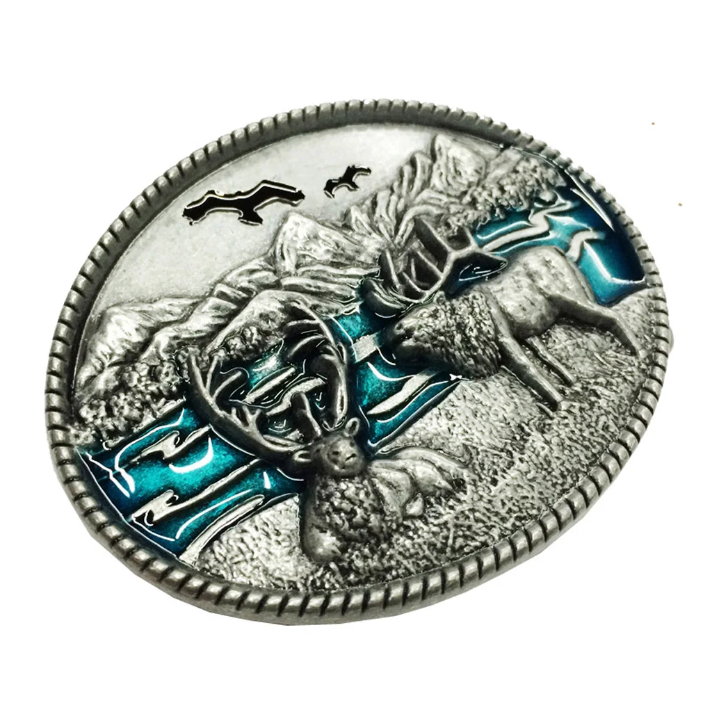 Adult Unisex Buck Hunter Whitetail Deer Emblem Buckmark Belt Buckle 
Adult Unisex Buck Hunter Whitetail Deer Emblem Buckmark Belt Buckle