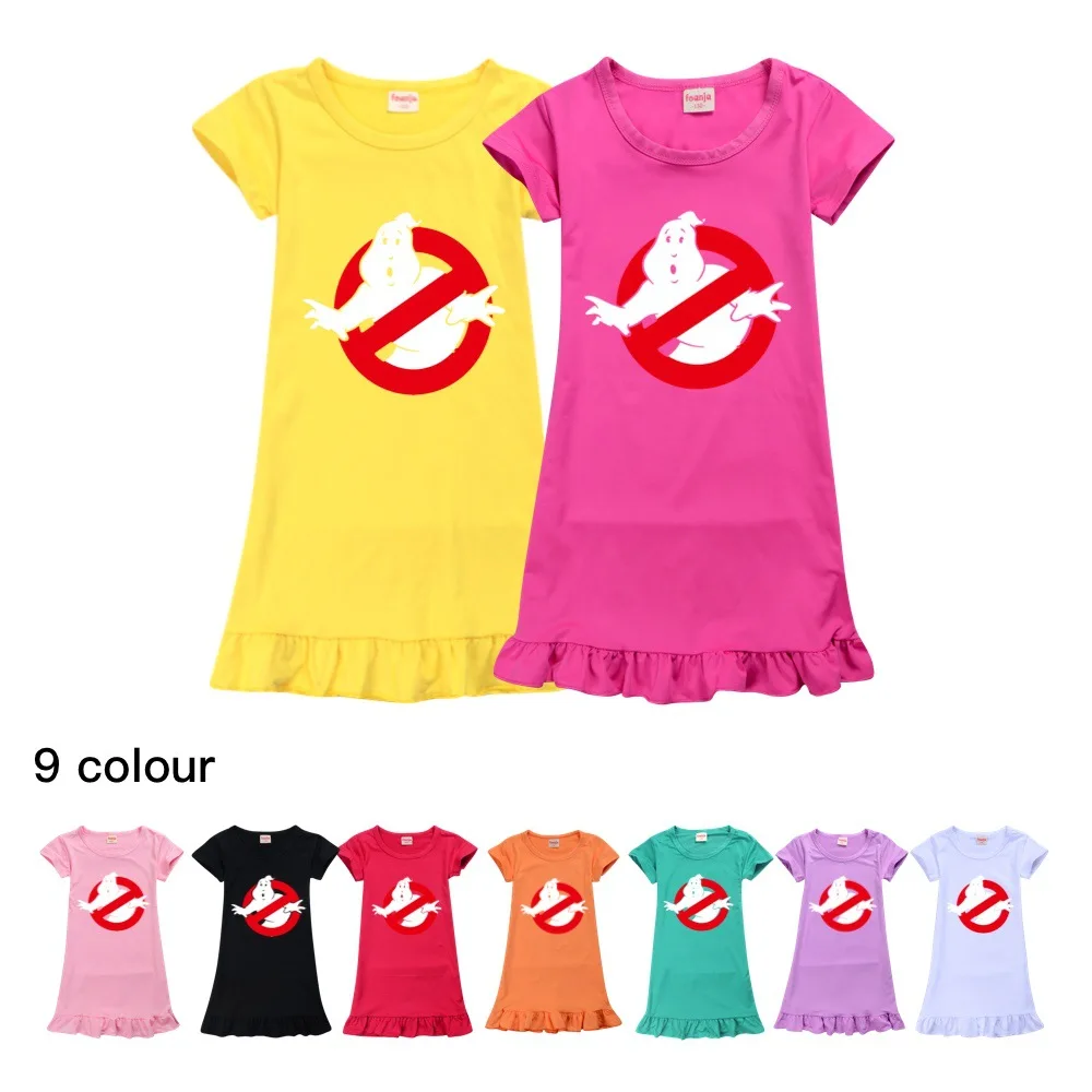 Girls Nightgown GHOSTBUSTERS Ice Silk Pajamas Summer Kid Nightdress Cartoon Baby Raya Sleeping Dress Homewear Birthday Xmas Gift
Girls Nightgown GHOSTBUSTERS Ice Silk Pajamas Summer Kid Nightdress Cartoon Baby Raya Sleeping Dress Homewear Birthday Xmas Gift