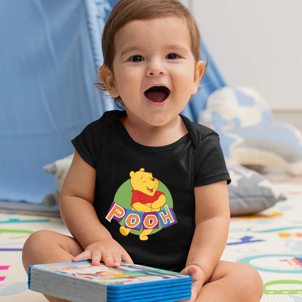 Summer Baby Girl Jumpsuit Boy Clothes Fashion Street Punk Kawaii Winnie the Pooh Graphic Short Sleeve Romper Toddler Bodysuit
Summer Baby Girl Jumpsuit Boy Clothes Fashion Street Punk Kawaii Winnie the Pooh Graphic Short Sleeve Romper Toddler Bodysuit