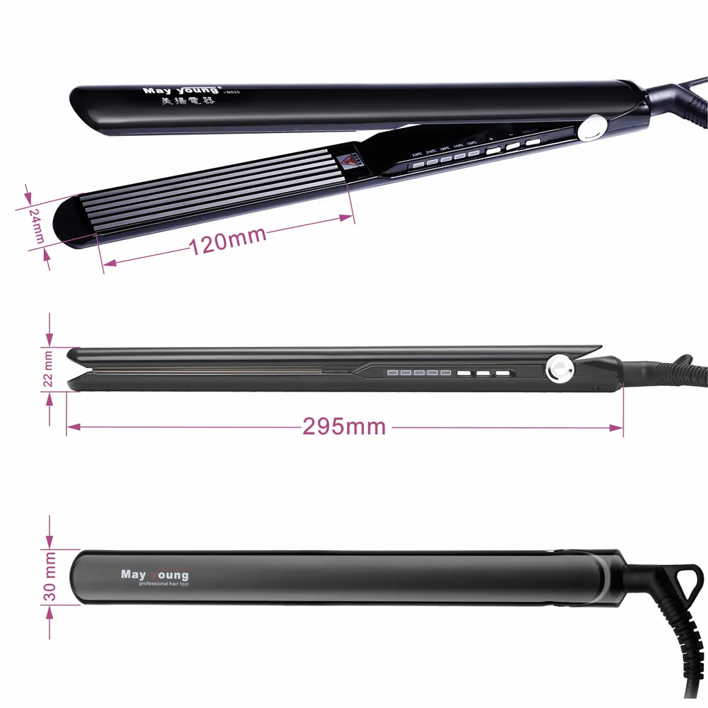 1" Professional Super Thin Body Zigza Plates Hair Root Volumizer Hair Waver Hair Crimper
1" Professional Super Thin Body Zigza Plates Hair Root Volumizer Hair Waver Hair Crimper